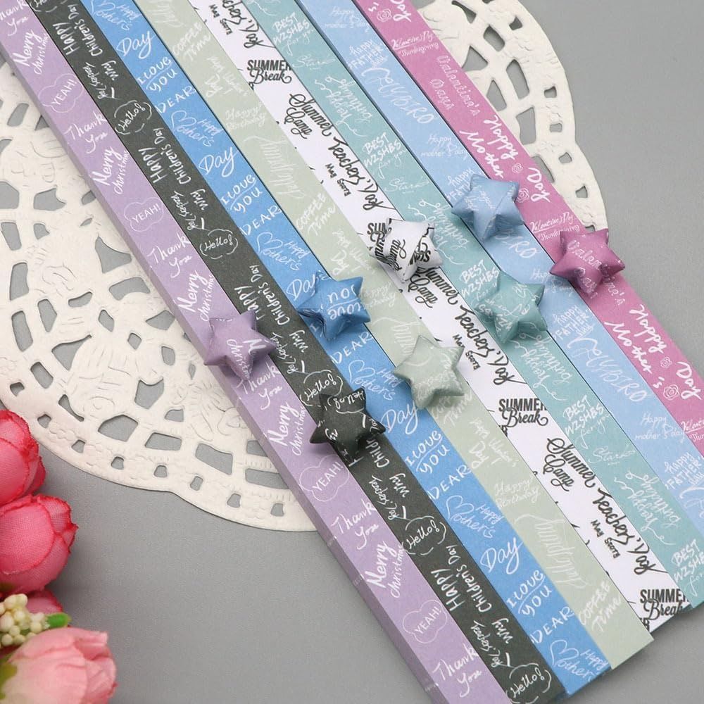 540 Sheets Colorful Star Origa - Art Craft Show ulasan dan harga