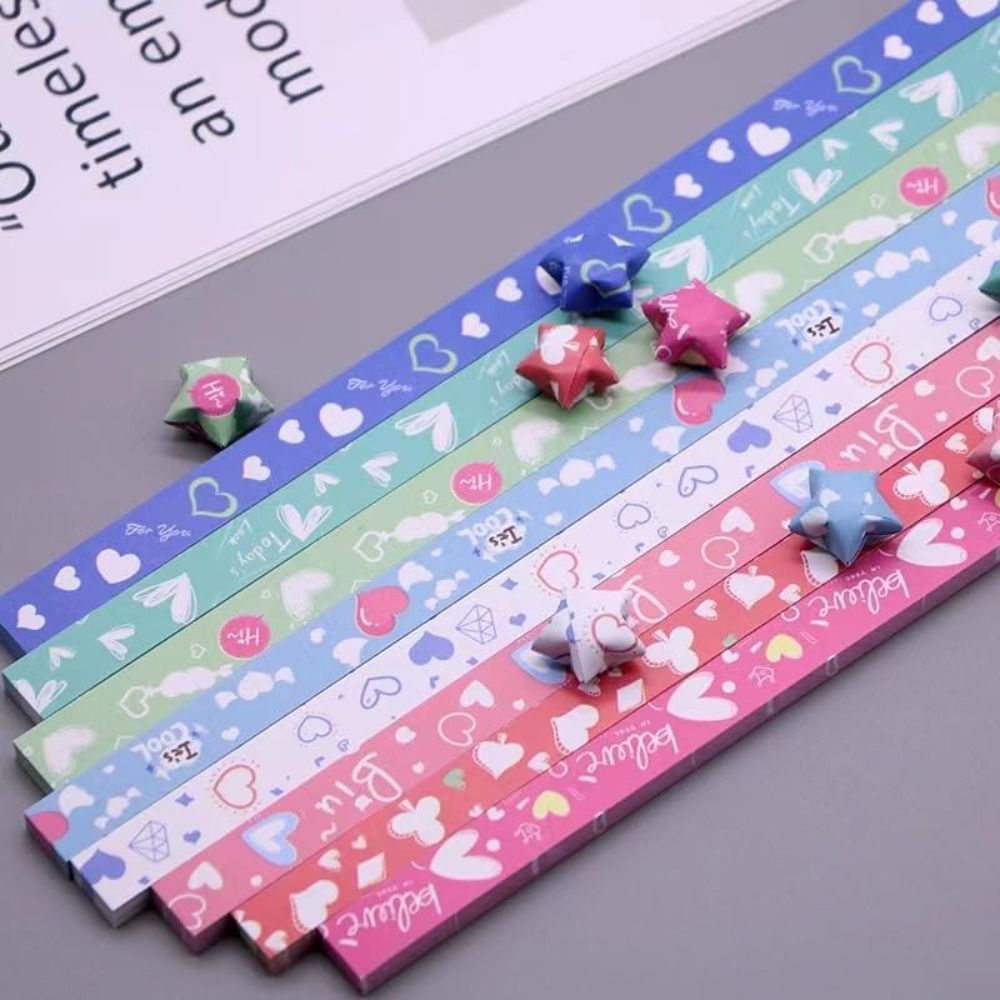 540 Sheets Colorful Star Origa - Art Craft Show ulasan dan harga