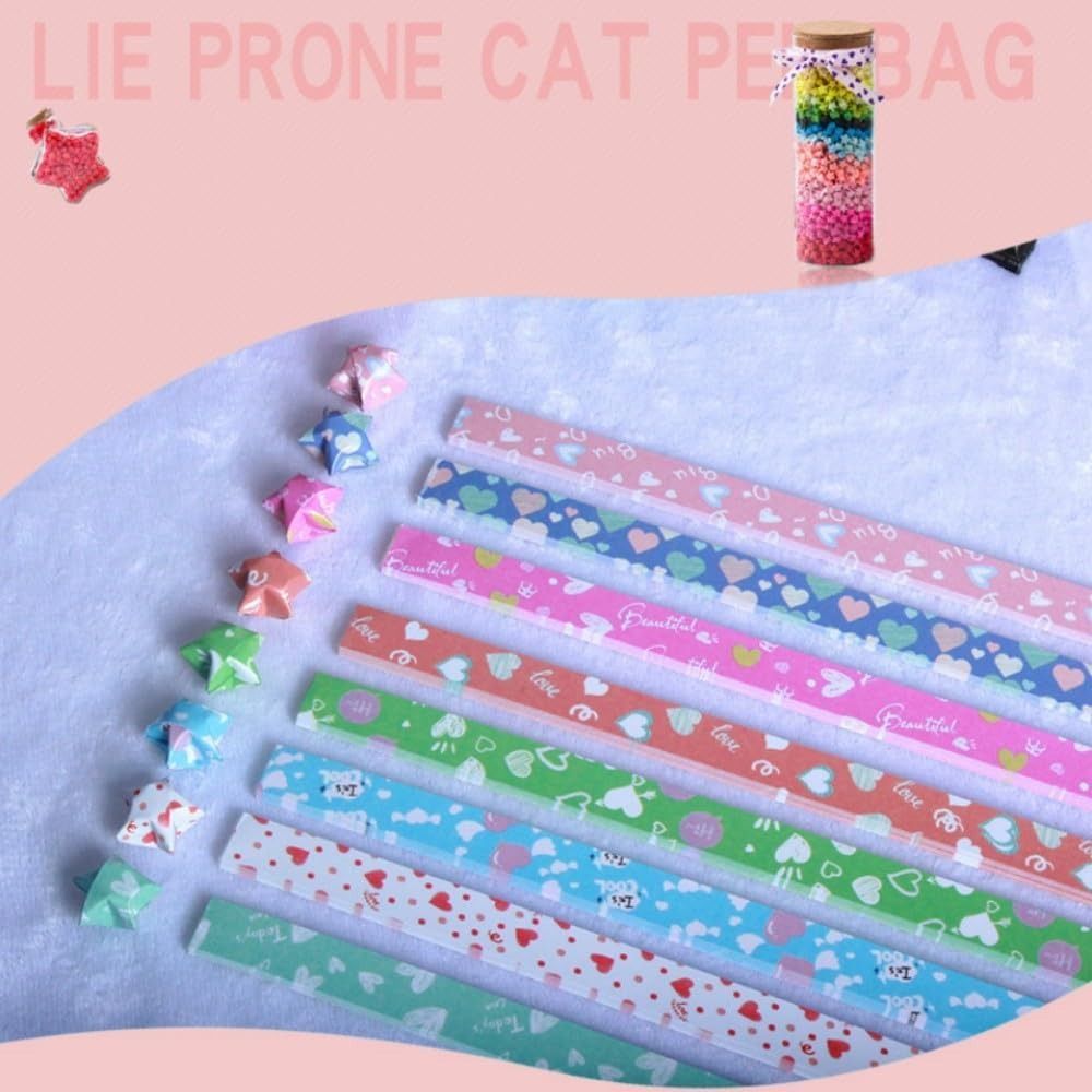 540 Sheets Colorful Star Origa - Art Craft Show ulasan dan harga