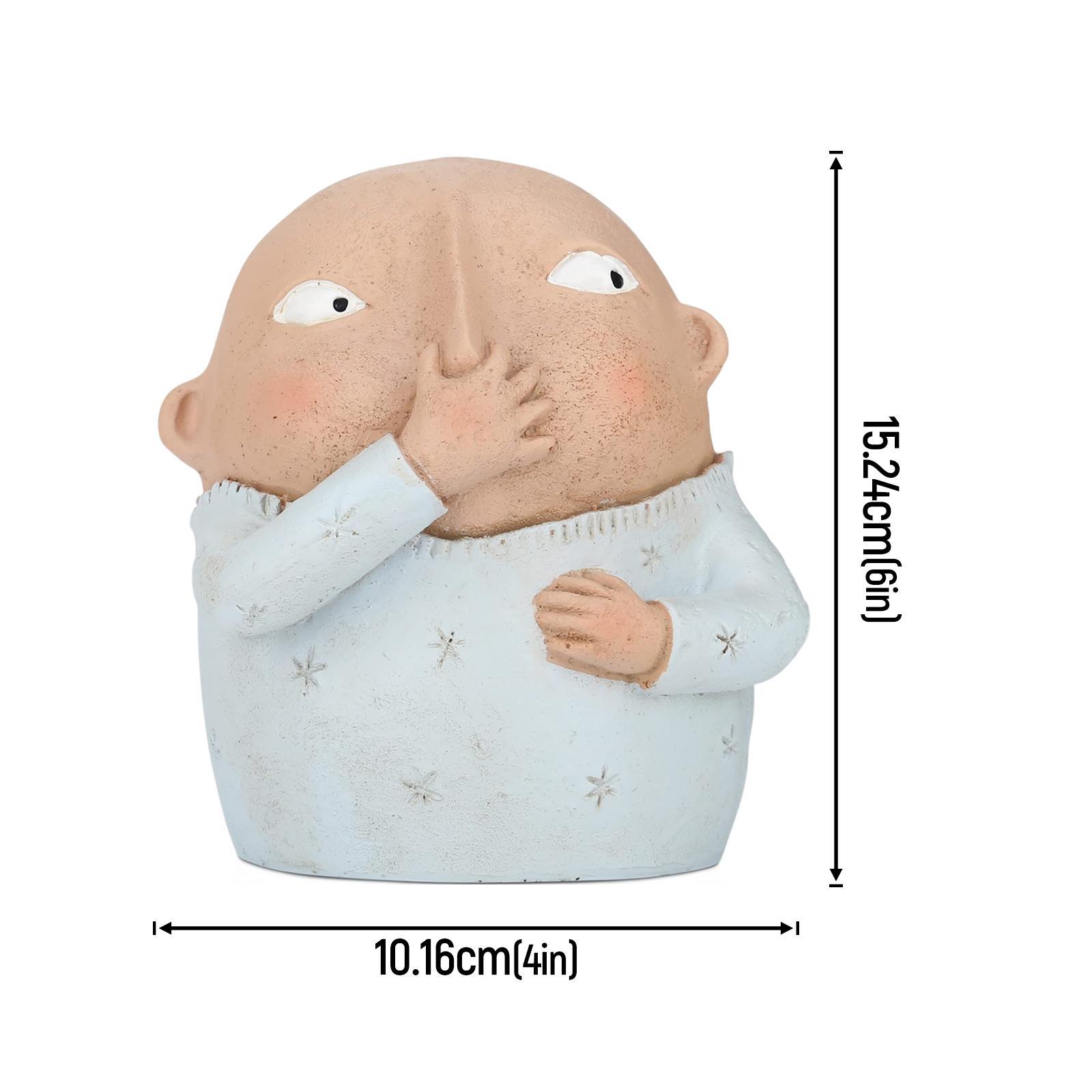 Humorous Holding Nose Bathroom - Unique Art Craft ulasan dan harga