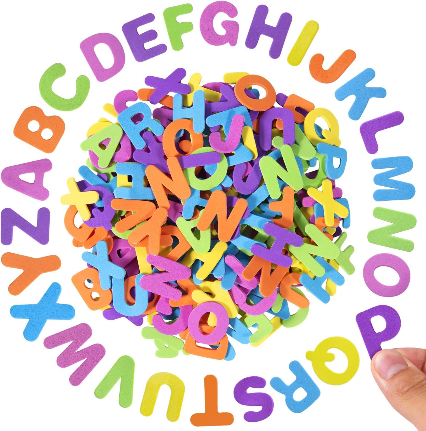156-468pcs Foam Letter Sticker - Art Craft Letter A ulasan dan harga