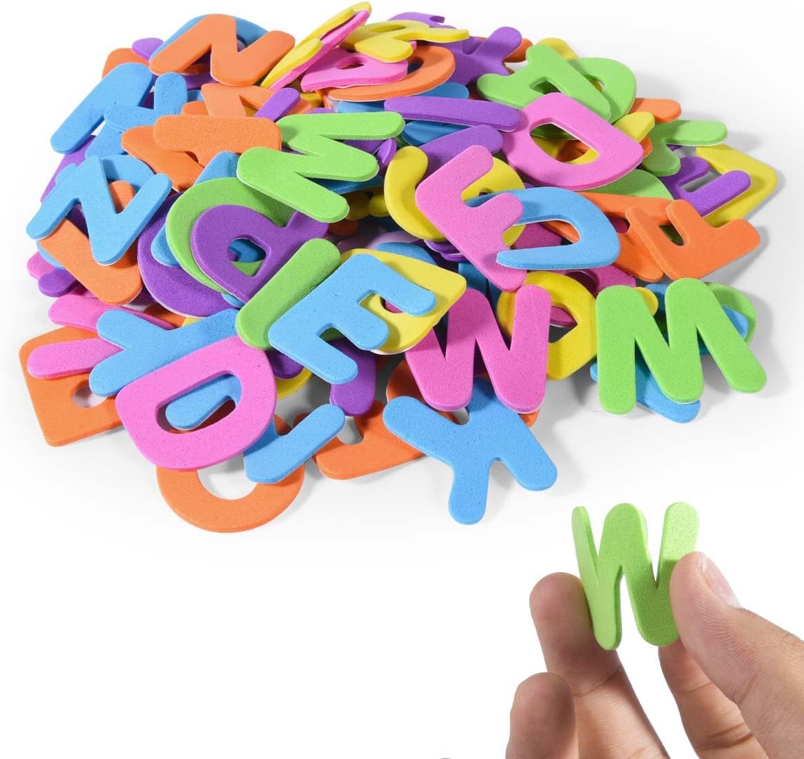 156-468pcs Foam Letter Sticker - Art Craft Letter A ulasan dan harga