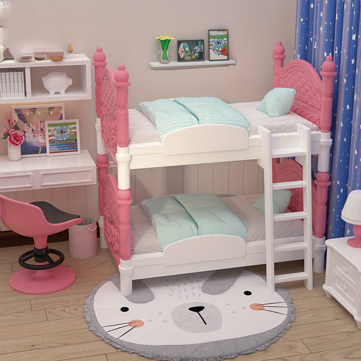 Miniature Dollhouse Double Bed - Art Craft House ulasan dan harga