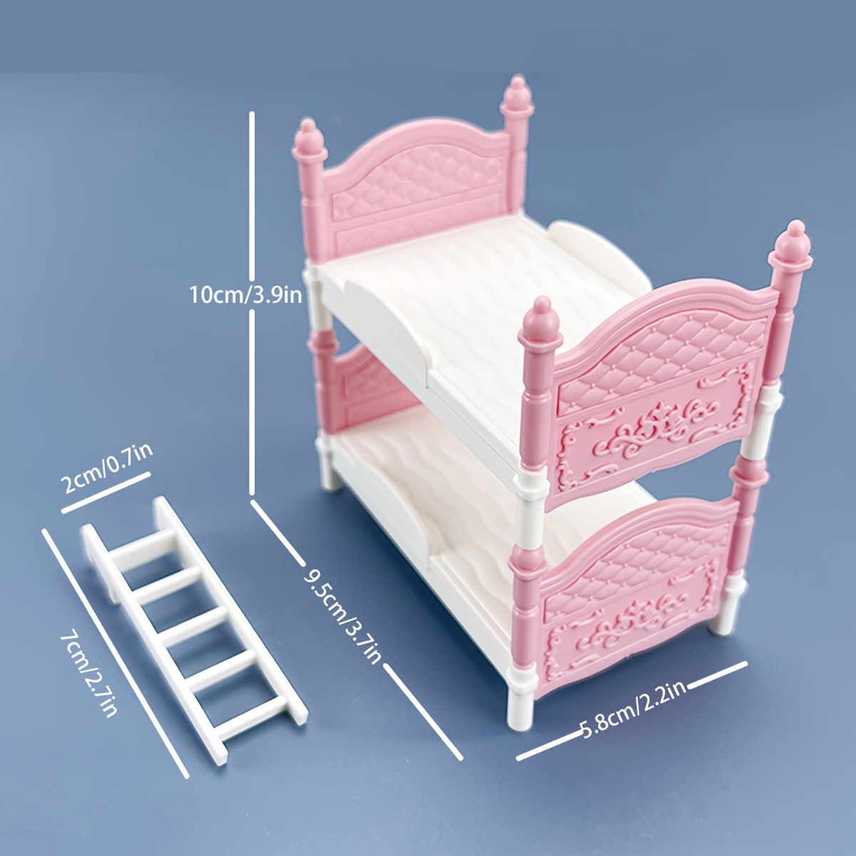 Miniature Dollhouse Double Bed - Art Craft House ulasan dan harga