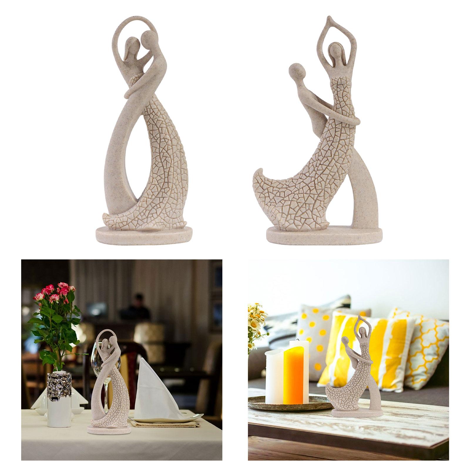 Hugging Couple Statue Abstract - Art And Craft Valentine ulasan dan harga