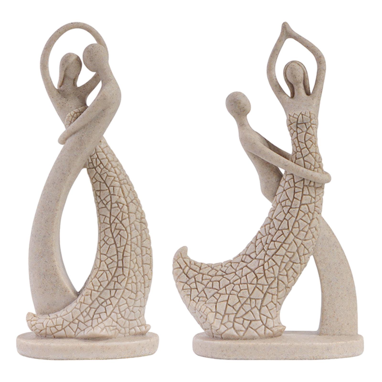 Hugging Couple Statue Abstract - Art And Craft Valentine ulasan dan harga