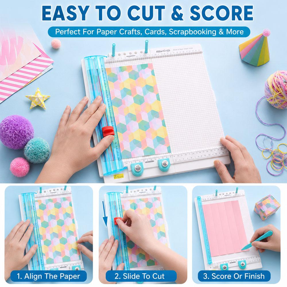 7-in-1 Paper Trimmer & Scoring - Art Craft Cardboard ulasan dan harga