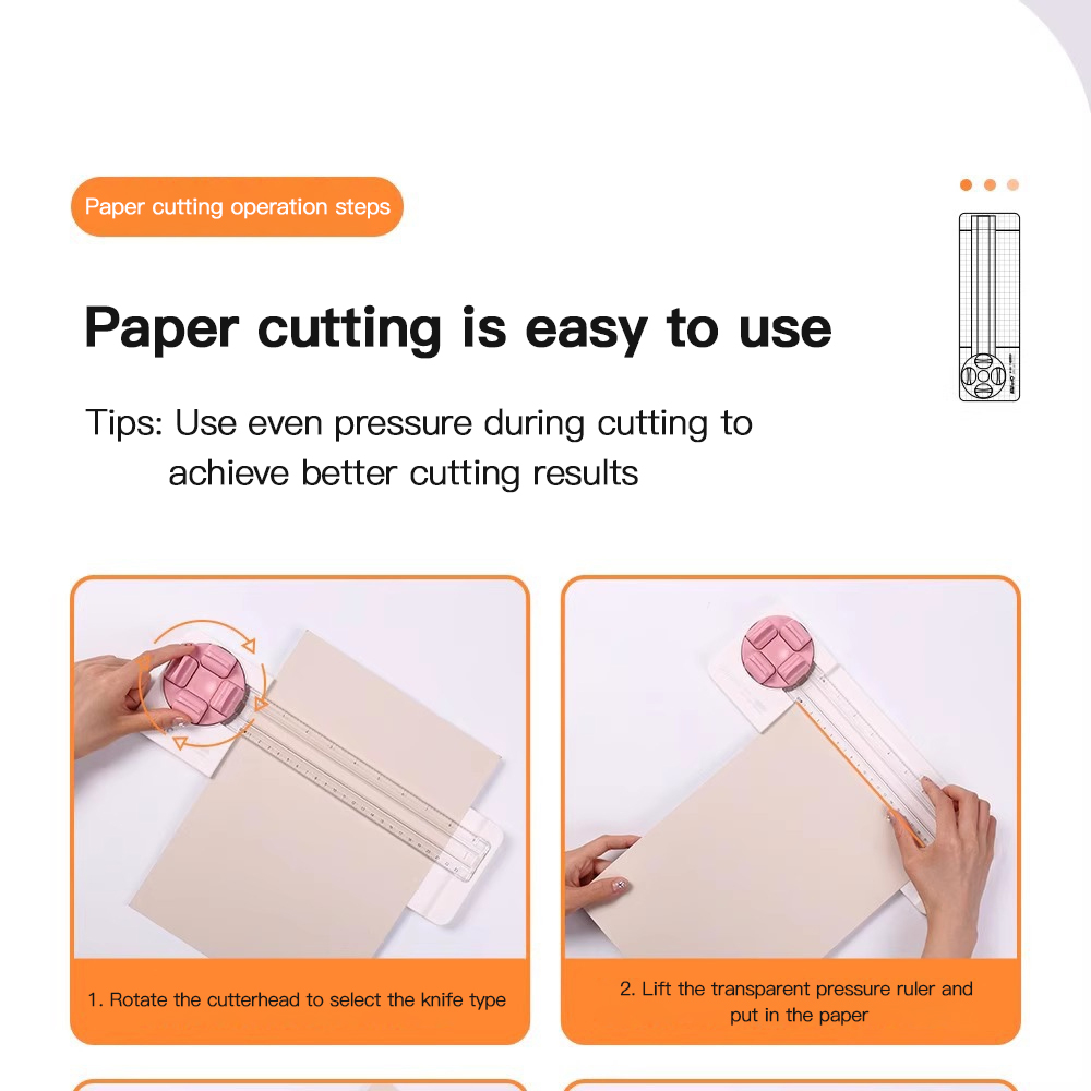 1pcs Mini Paper Trimmer Paper  - Art Craft With Paper ulasan dan harga
