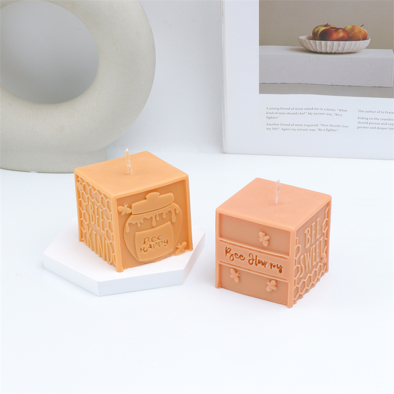 3D Honeycomb Pillar Bee Silico - Art Craft Letter A ulasan dan harga