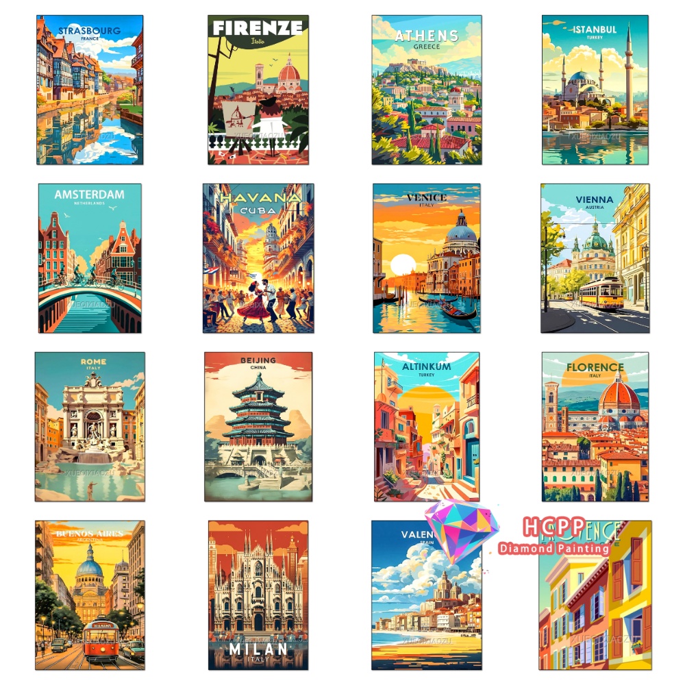 Urban Architecture Landscape D - Unique Art Craft ulasan dan harga