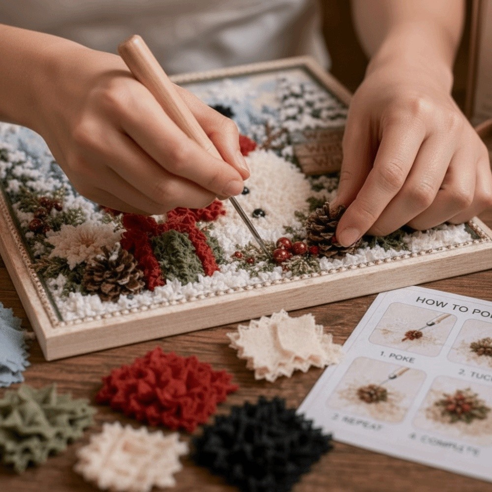 No Sewing Christmas Poke Art E - Art And Craft For Xmas ulasan dan harga