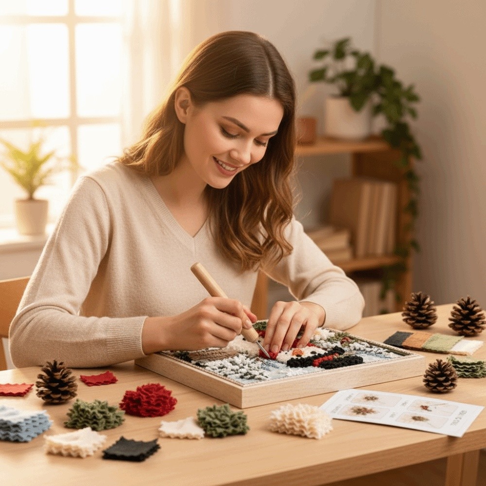 No Sewing Christmas Poke Art E - Art And Craft For Xmas ulasan dan harga
