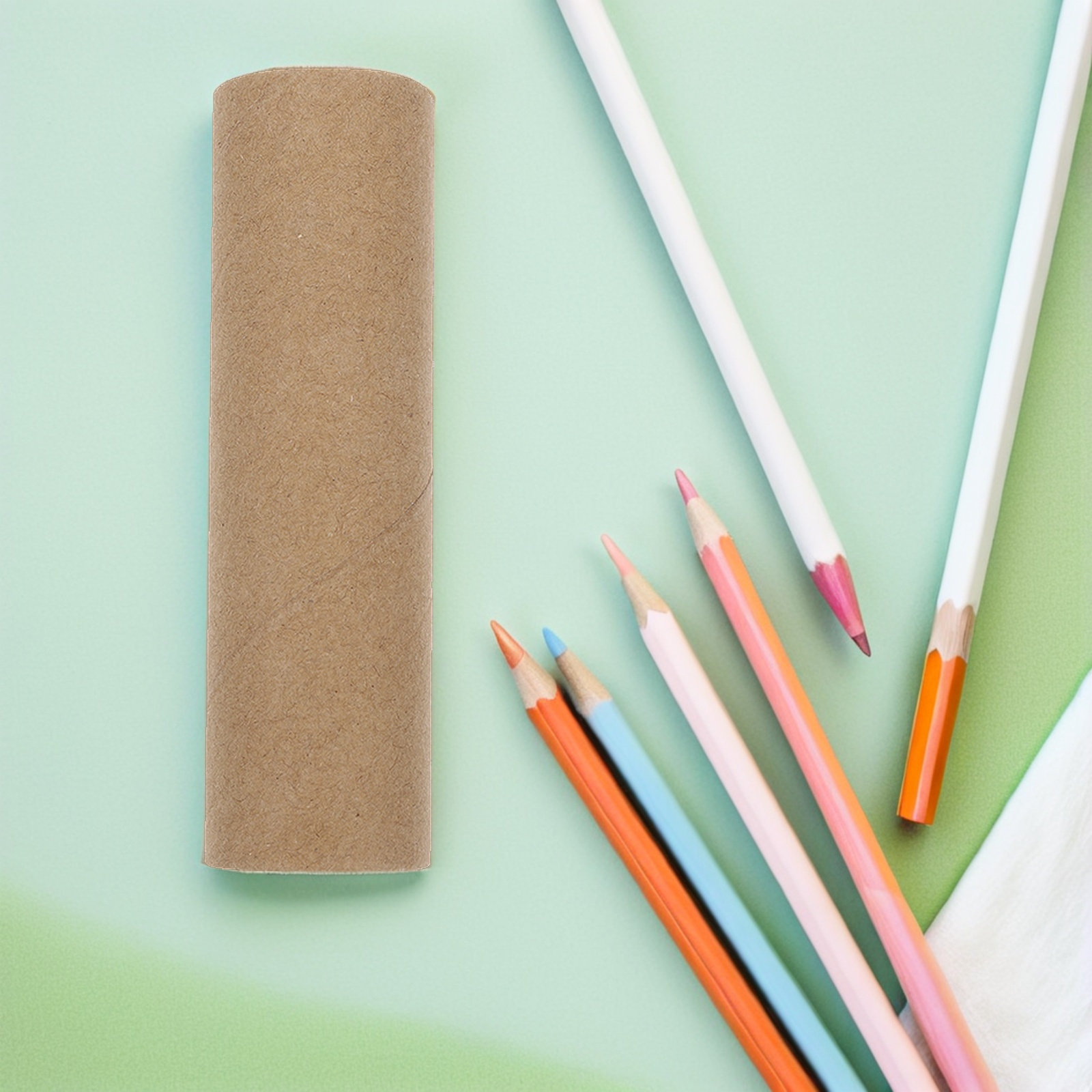 15Pcs Round Kraft Paper Tubes  - Art Craft Cardboard ulasan dan harga