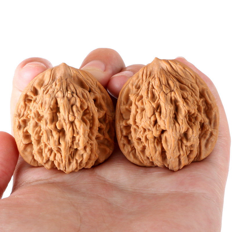 Natural Wenwan Walnut Hand Mas - Art Craft Lion ulasan dan harga