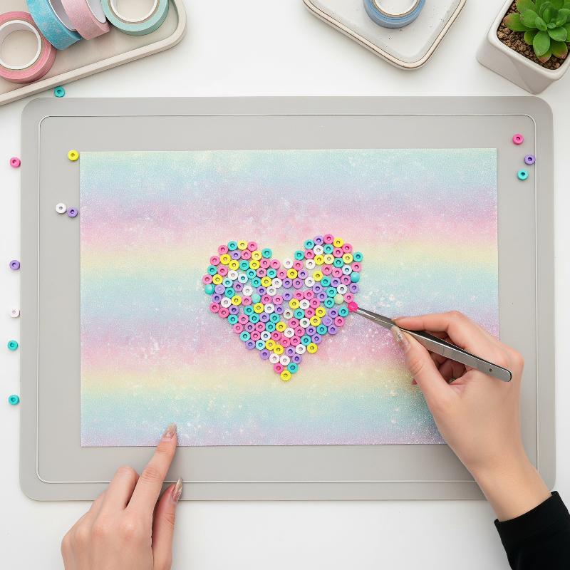 Gradient Glitter Fuse Bead Iro - Art Craft With Paper ulasan dan harga