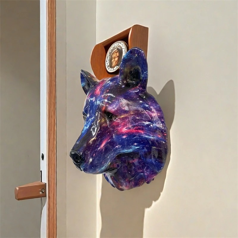 Vintage Style Resin Animal Wal - Art Craft Lion ulasan dan harga