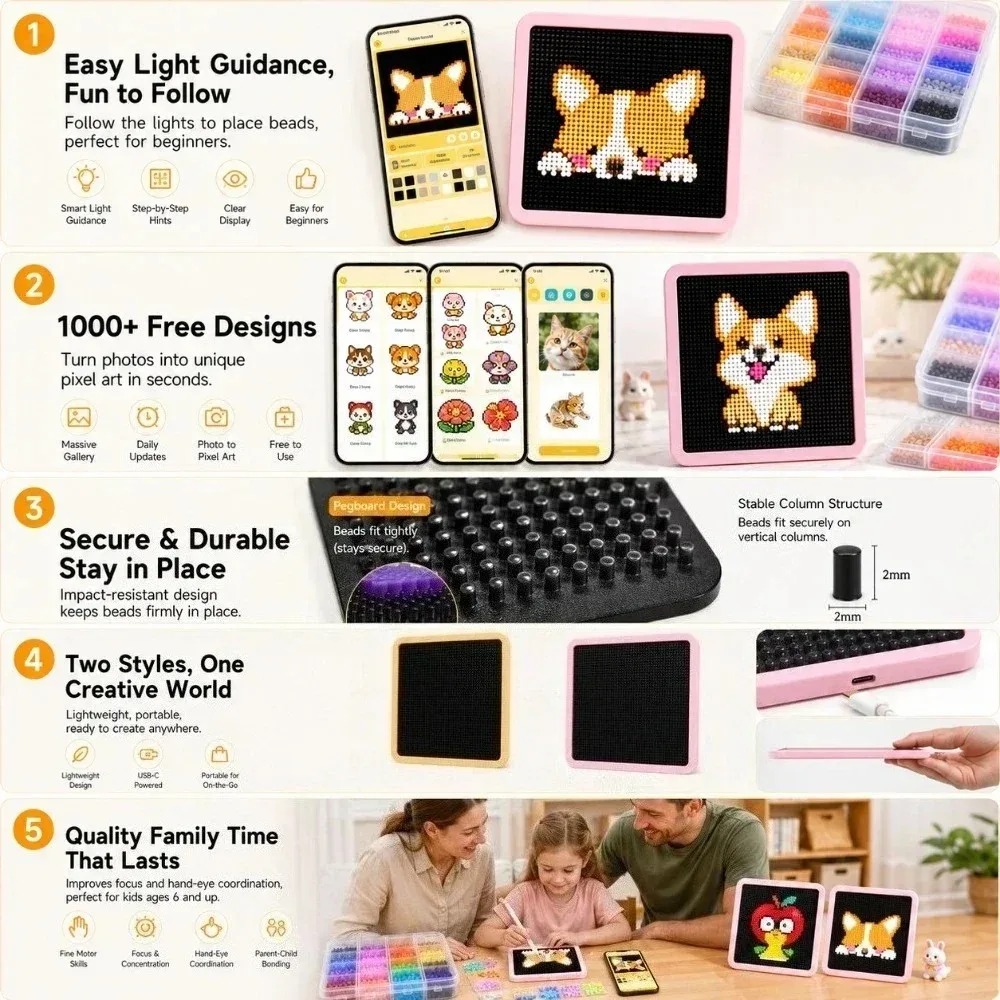 App Controlled LED Pixel Light - Art And Craft For Xmas ulasan dan harga