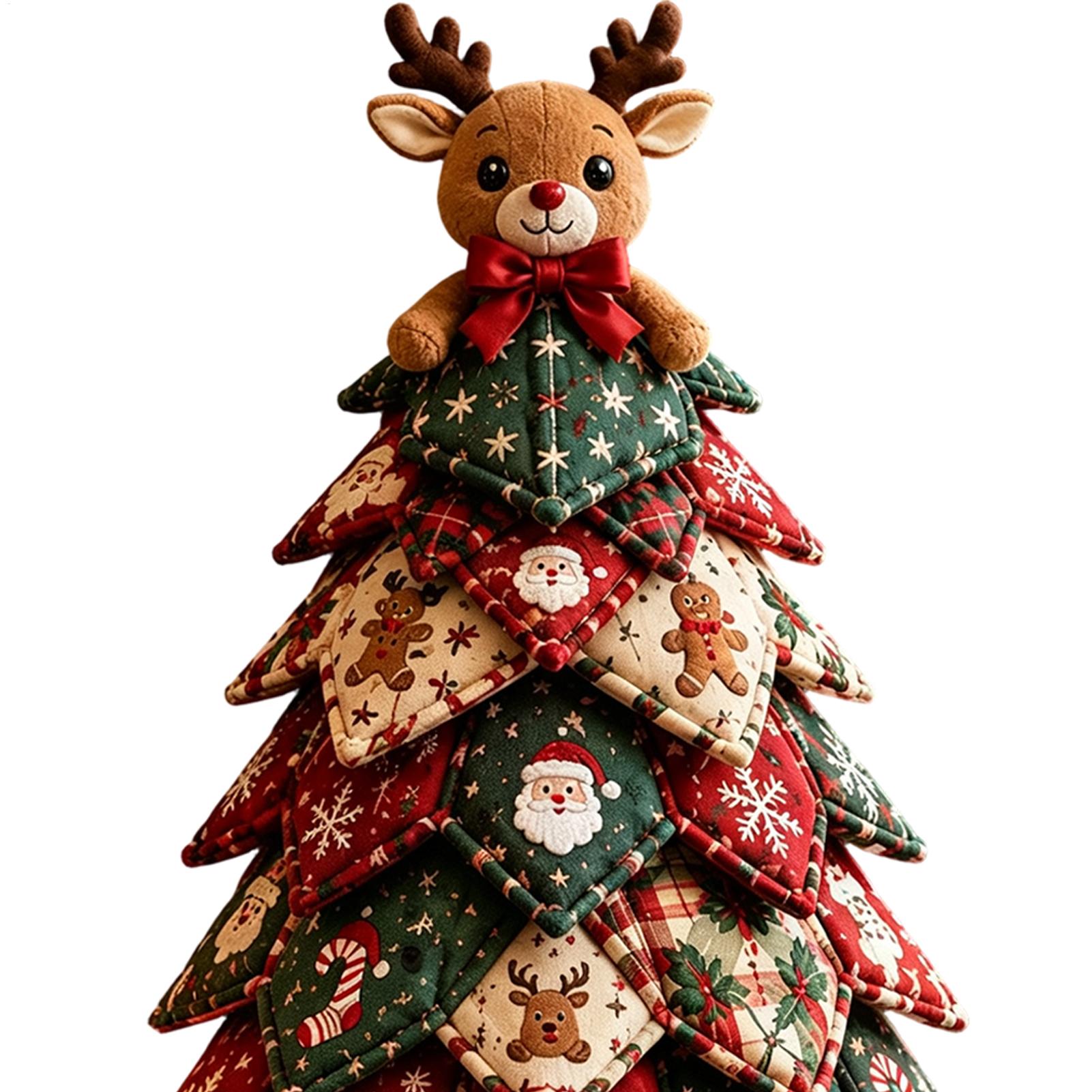 Christmas Quilted Fabric Tree  - Art Craft Kit ulasan dan harga