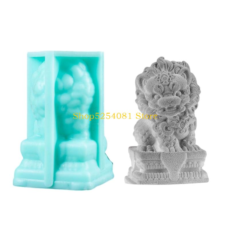 AXYC Safe Chinese Lions Silico - Art Craft Lion ulasan dan harga