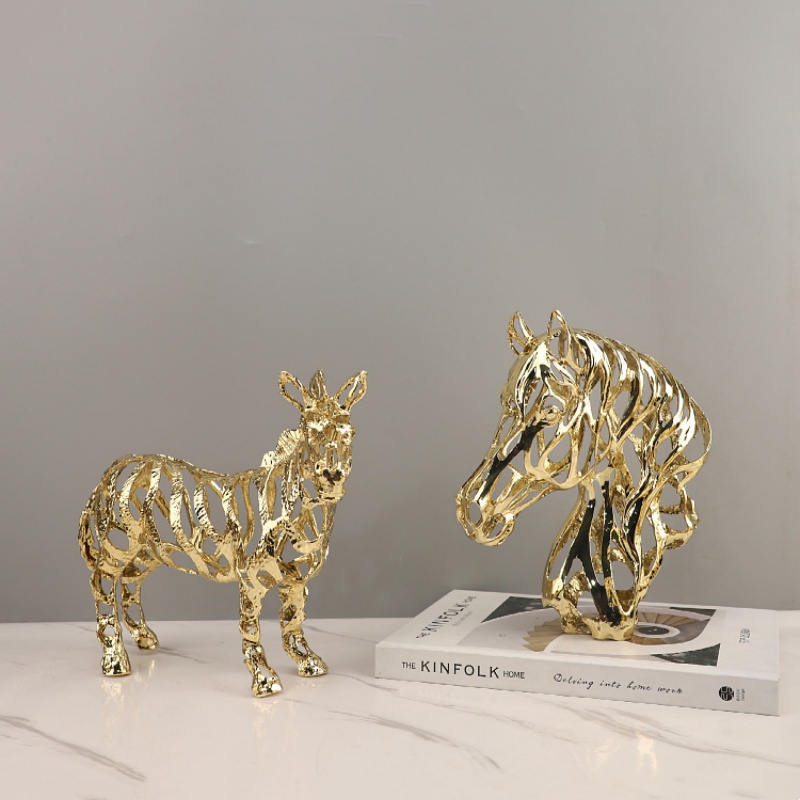Metal Crafts Artificial Animal - Art Craft Lion ulasan dan harga