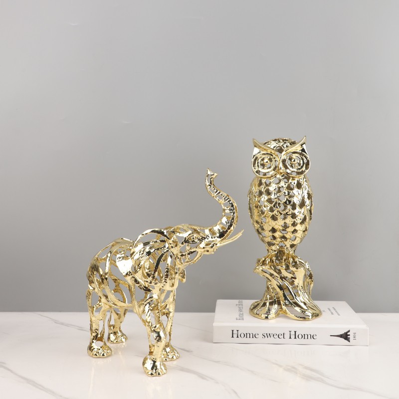 Metal Crafts Artificial Animal - Art Craft Lion ulasan dan harga