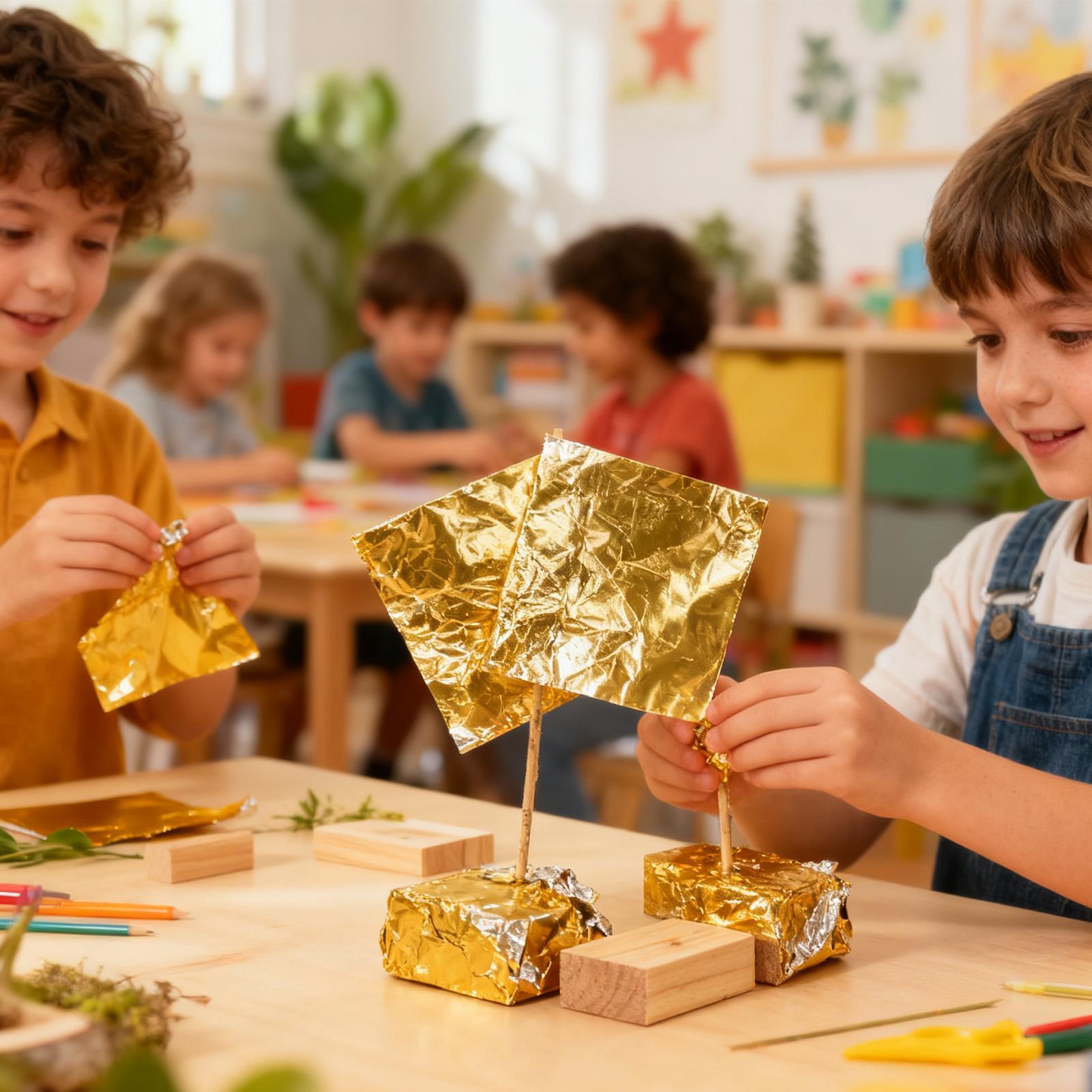 Foil Paper For Crafts 100 Piec - Art Craft With Paper ulasan dan harga