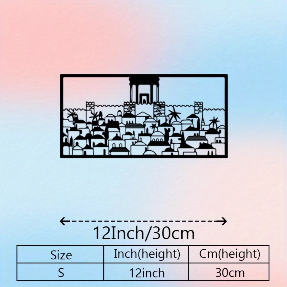 CIFBUY Metal Wall Art Jerusale - Art & Craft Activities For Toddlers ulasan dan harga