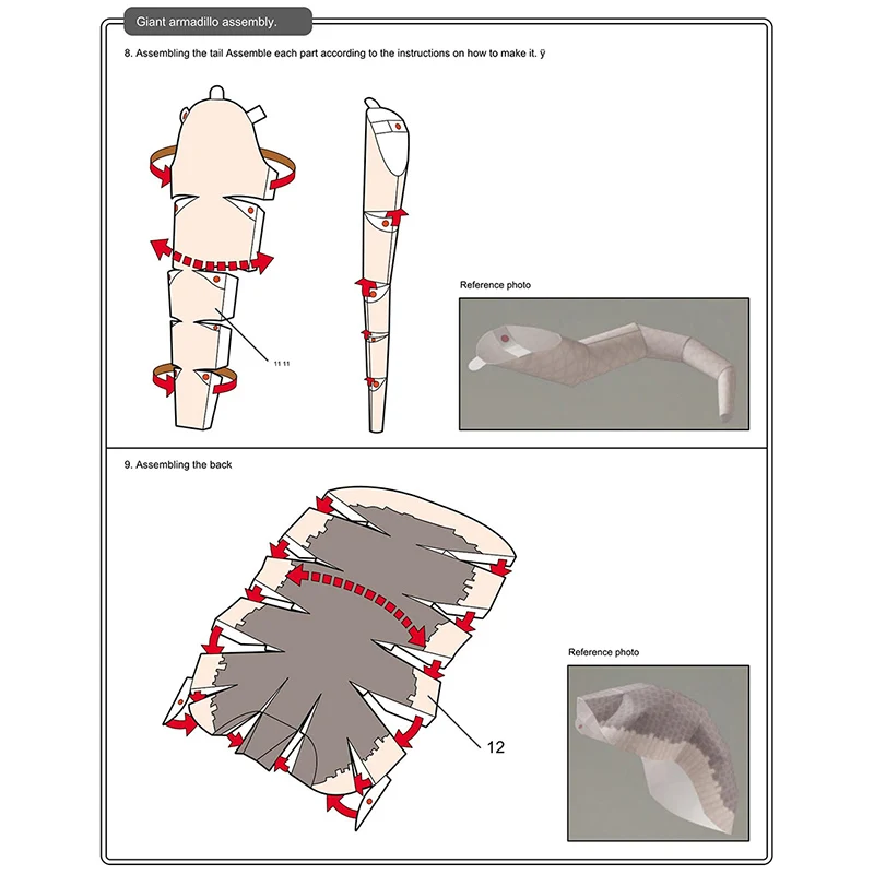 Giant Armadillo Origami Art Mi - Art Craft Cardboard ulasan dan harga